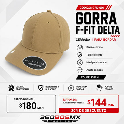 Gorra Cerrada F Fit Delta