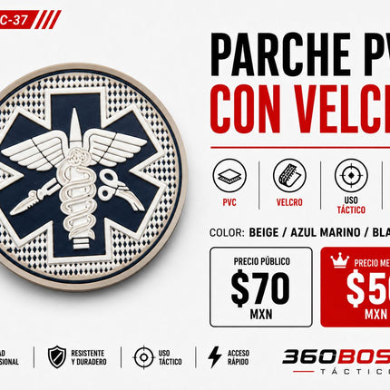 Parche PVC  c/ Velcro