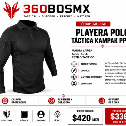 Camisa Polo Manda Larga