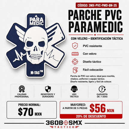 Parche PVC Paramedico