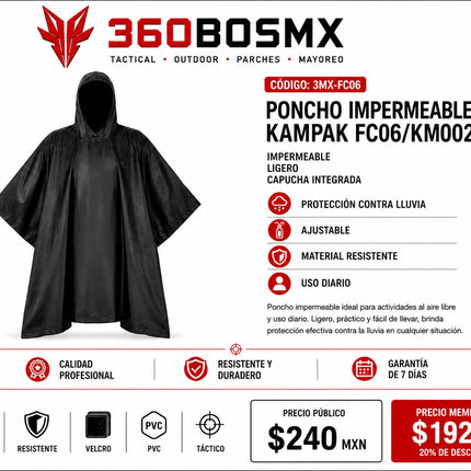 Poncho Impermeable