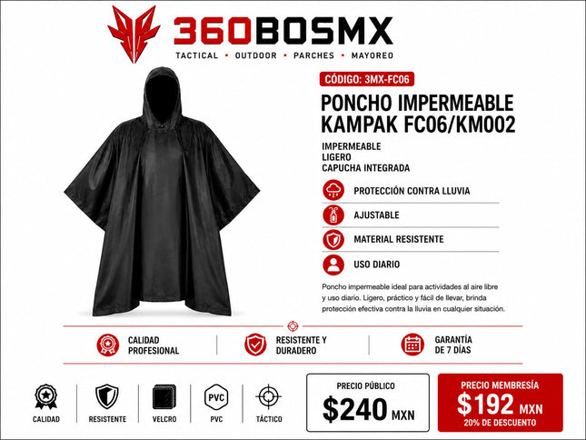 Poncho Impermeable