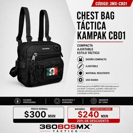 Pechera KAMPAK Negro