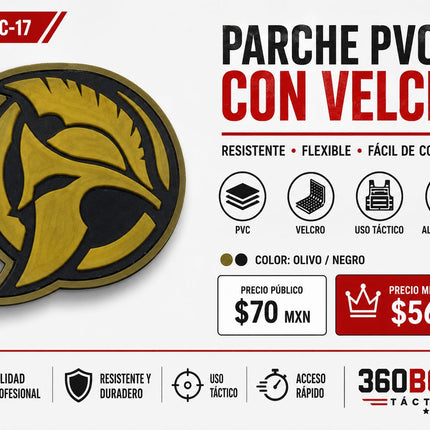 Parche PVC  c/ Velcro