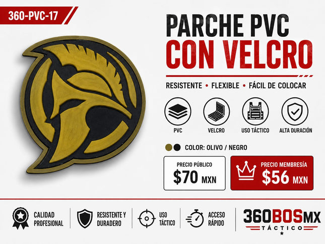 Parche PVC  c/ Velcro
