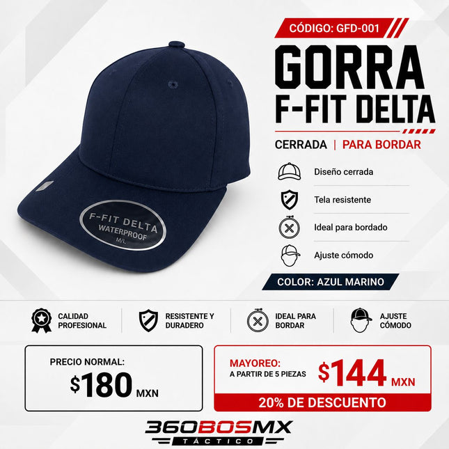 Gorra Cerrada F Fit Delta