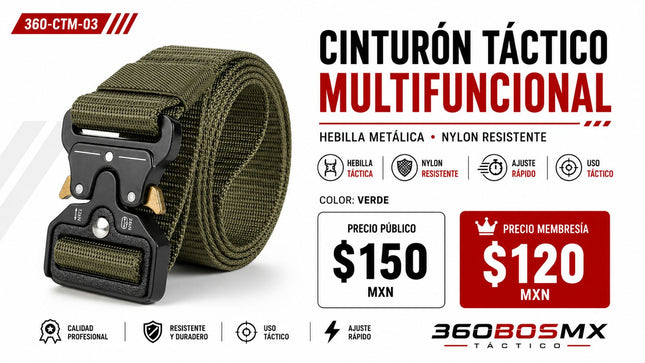 Cinturon Tactico Multifuncional