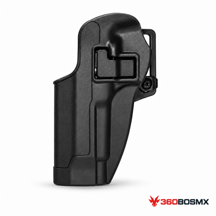 Referencia visual: holster PJ049 Beretta 92/96 negro para mano izquierda
