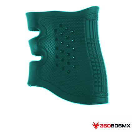 Grip táctico ergonómico PJ210 color menta, vista frontal 360BOSMX