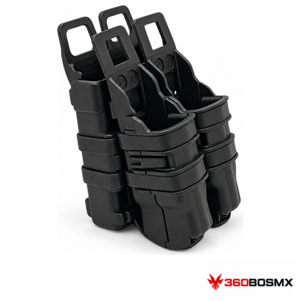 Kit porta cargadores 2 en 1 MOLLE PJ278 — Negro