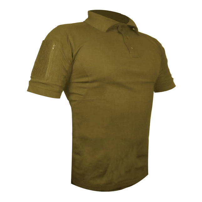 Playera Polo Táctica Manga Corta Coyote	304	3BM-0331