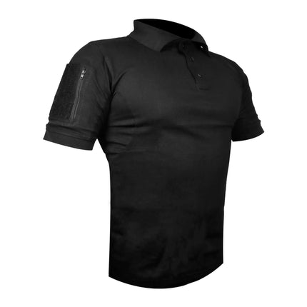 Playera Polo Táctica Manga Corta Negro	304	3BM-0330