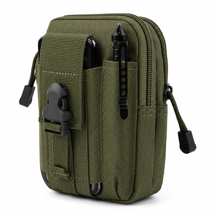 Bolsa Táctica Militar Multiusos Cruzada para Celular no verde 160 JD