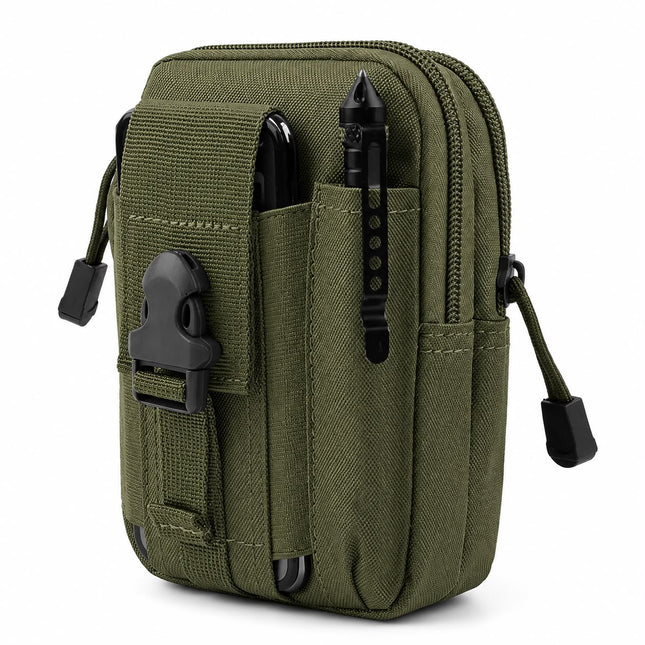 Bolsa Táctica Militar Multiusos Cruzada para Celular no verde 160 JD