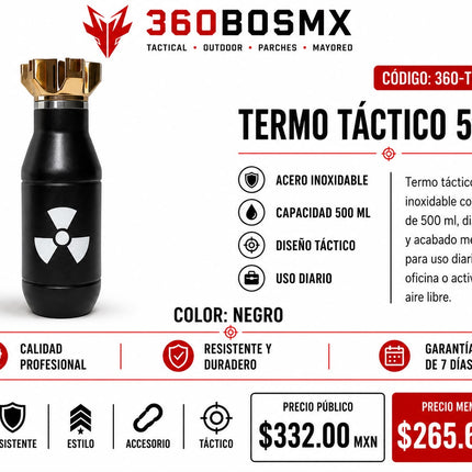 Termo táctico bomba nuclear 500ml
