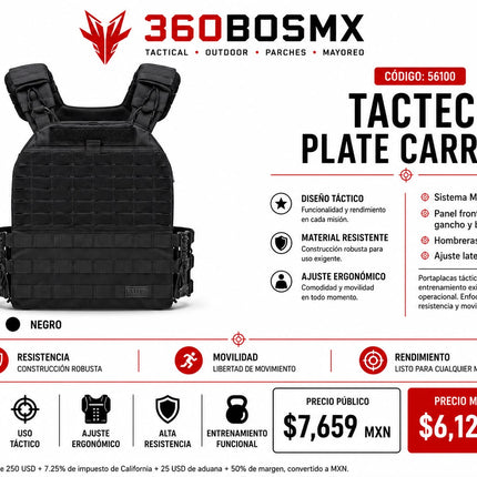 Chaleco Tactec plate carrier