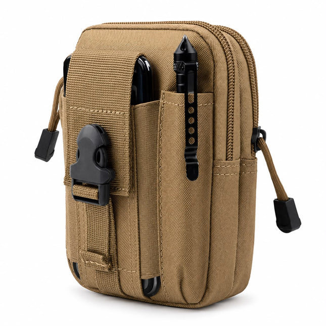 Bolsa Táctica Militar Multiusos Cruzada para Celular no kaki 160 JD