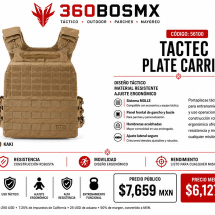 Chaleco Tactec plate carrier