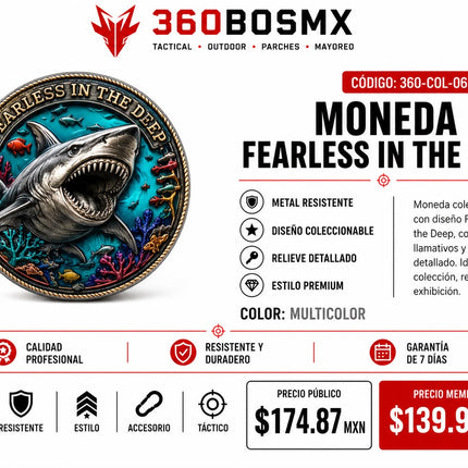 Moneda fearless in the deep