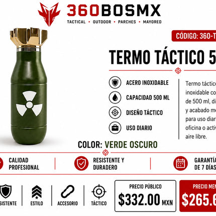 Termo táctico bomba nuclear 500ml