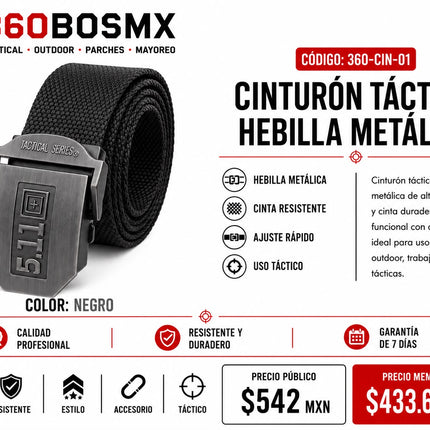511 cinturón hebilla de metal