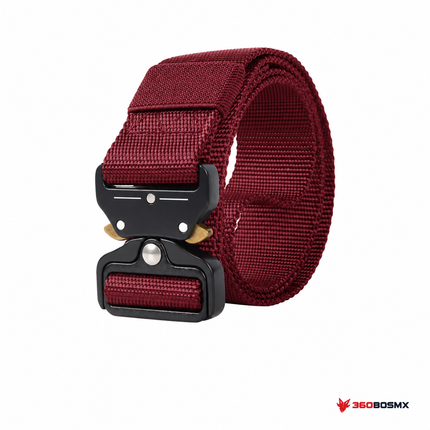Cinturón táctico XBYD001 color guinda | 360BOSMX