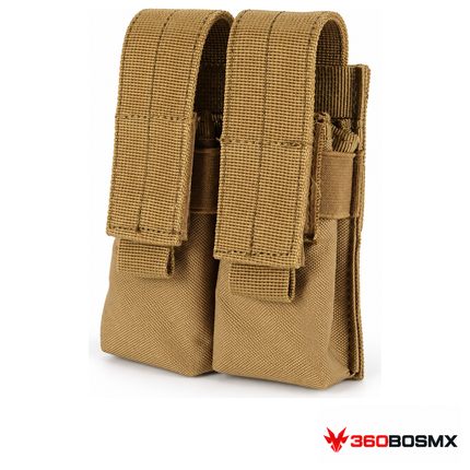 Porta cargador doble MOLLE YB1404 — Caqui